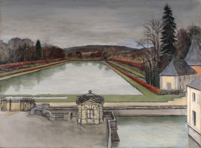 Château chateau du Marais douve pièce d'eau Jean-Claude Fourneau