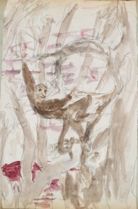 Mine de plomb et aquarelle sur papier, nov. 1913